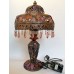 Edison lamp with hood and colored plastic jewelry
