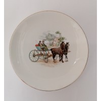Decorated Jiesia ceramic plate