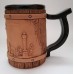  Clay mug Klaipeda, with artistic design of the city