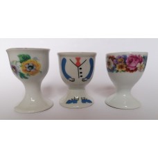 Beautifully decorated porcelain egg stands