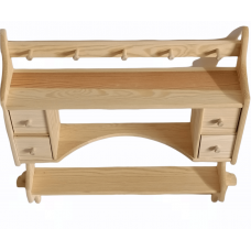 Beautiful wooden kitchen shelf