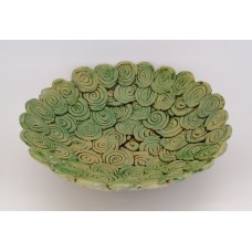Artfully made ceramic plate