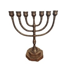 A seven candles hebrew shabbat MENORAH