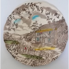 Collectible, beautifully decorated porcelain plate