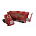 Žaislinis Disney Pixar Mac ''Lightning  McQueen'' automobilių vilkikas su priekaba