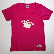 Women's T-shirt with a crown pattern