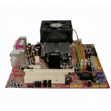 Computer motherboard with processor