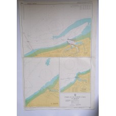  An original nautical map of the ports on the north coast of France