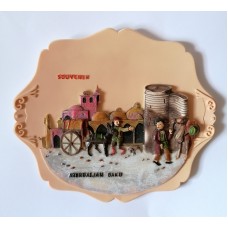 Ceramic souvenir "Azerbaijan Baku"