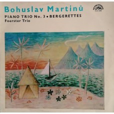Vinyl record with works by Czech composer Bohuslav Martinu