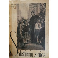 1937 Catholic newspaper "Salezieciu zinios"