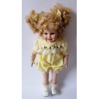 "Seymour Mann" ceramic, golden hair merican doll